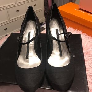 New Direction Black Mary Jane Style Heels - 8m